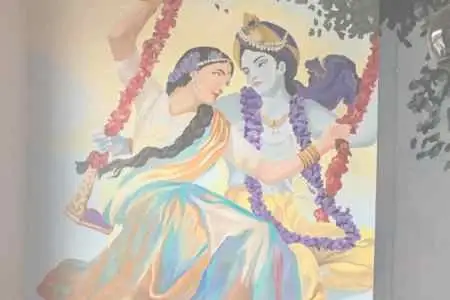A colorful mural from the studio’s image collection